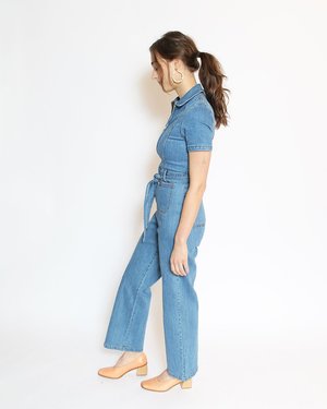 Rachel Antonoff Sal Jumpsuit - Blue Jean Rachel Antonoff Sal Jumpsuit - Blue Jean