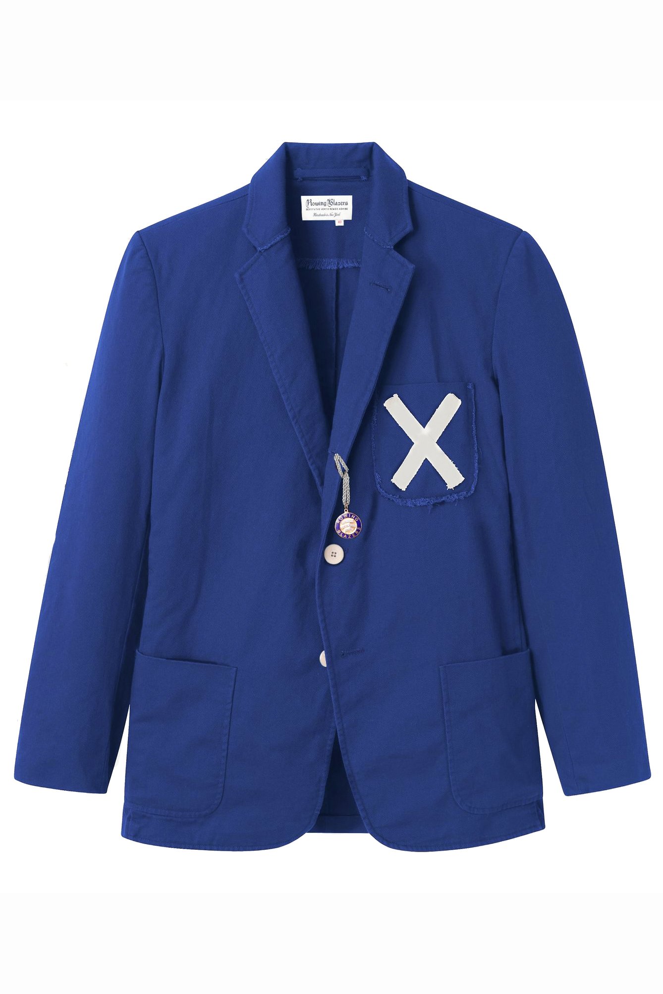 Rowing Blazers Cotton Twill Distressed Blue Garmentory