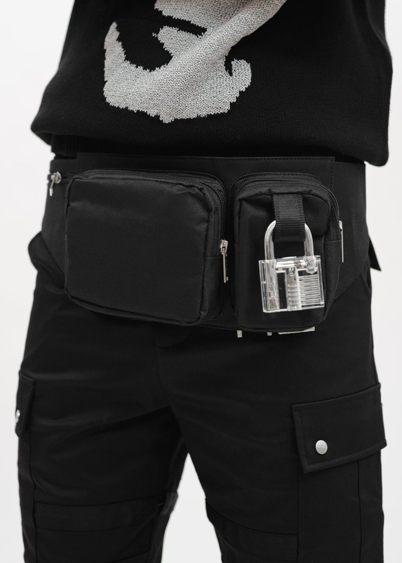 Heliot Emil Waist Bag 1 - Black | Garmentory