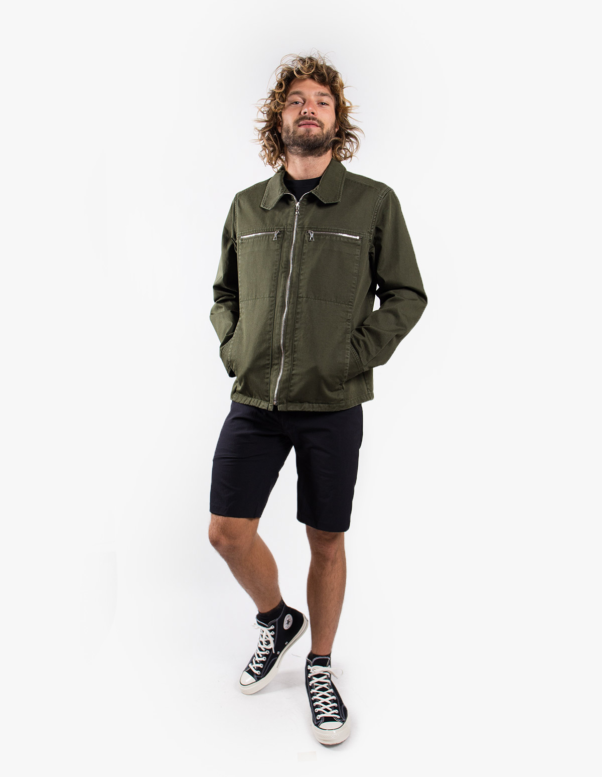 A.P.C. Veste Oahu - Khaki | Garmentory