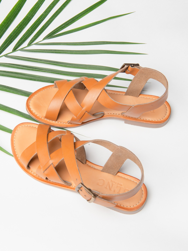 BLNC Cross Sandal - Tan BLNC Cross Sandal - Tan