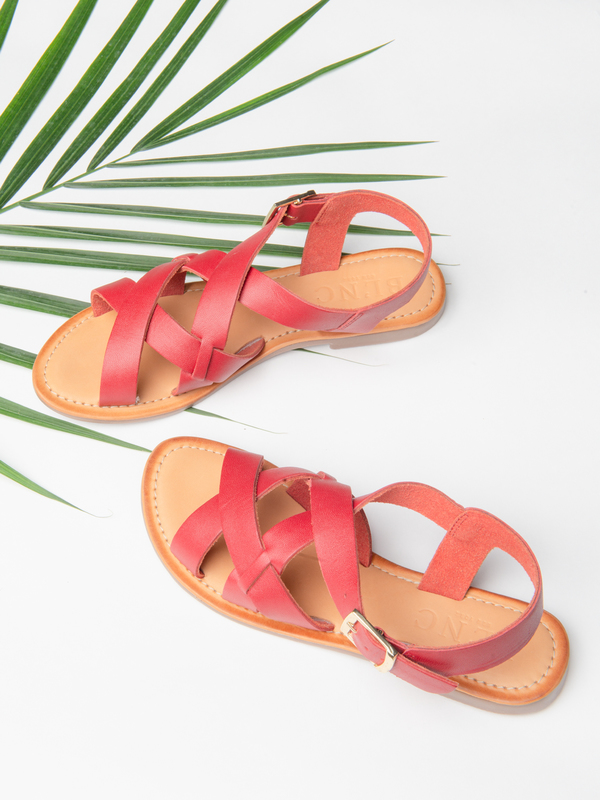 BLNC Cross Sandal - Red BLNC Cross Sandal - Red