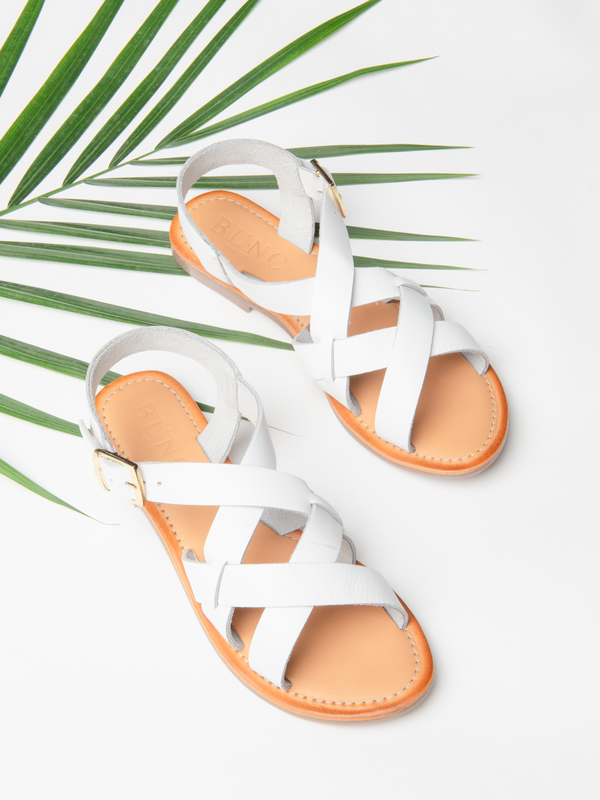 BLNC Cross Sandal - White BLNC Cross Sandal - White