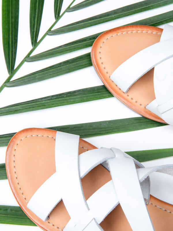 BLNC Cross Sandal - White BLNC Cross Sandal - White