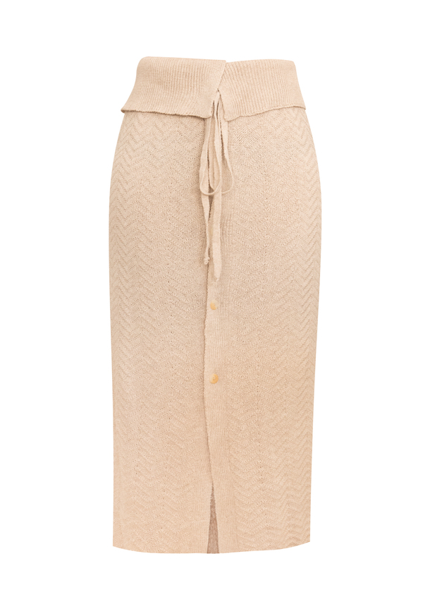 clō stories Marie midi knit skirt - Sand clō stories Marie midi knit skirt - Sand