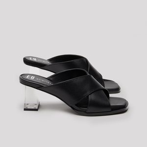 Miista Paloma Leather Mules - Black Miista Paloma Leather Mules - Black