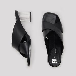 Miista Paloma Leather Mules - Black Miista Paloma Leather Mules - Black