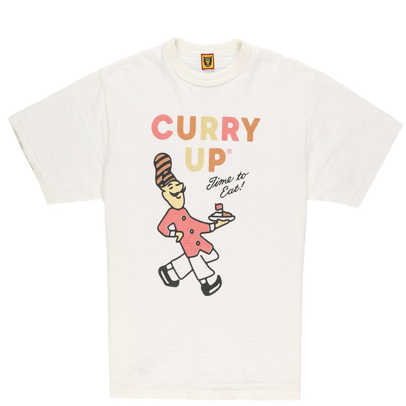 Human Made Curry Up T-Shirt - WHITE | Garmentory