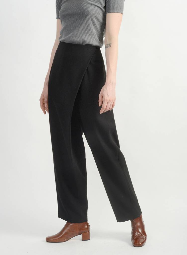 high waisted wrap pants