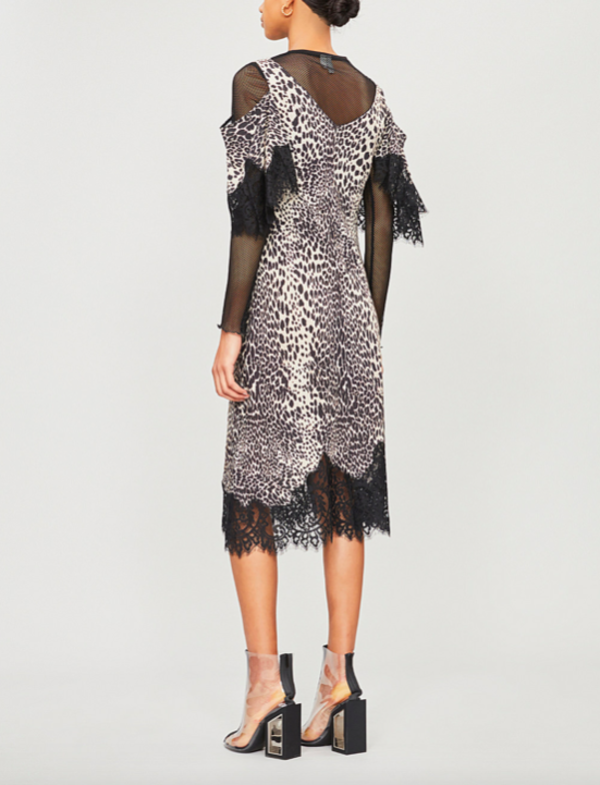 McQ LACE DROP DRESS - BLACK McQ LACE DROP DRESS - BLACK