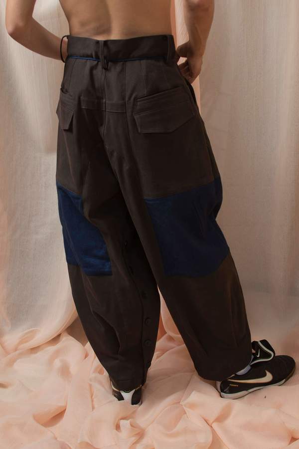 L'equip M86 Trouser - Chocolate Brown Twill L'equip M86 Trouser - Chocolate Brown Twill