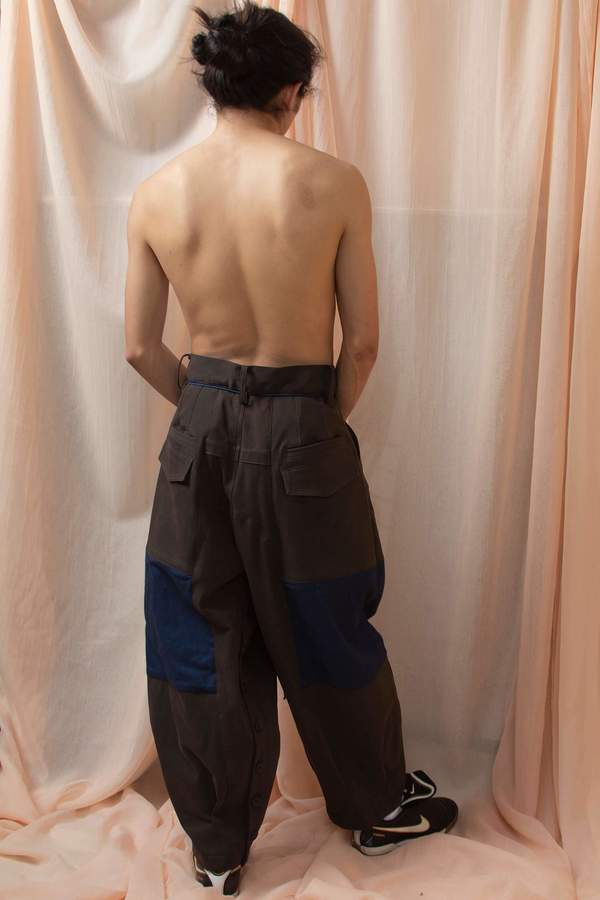 L'equip M86 Trouser - Chocolate Brown Twill L'equip M86 Trouser - Chocolate Brown Twill