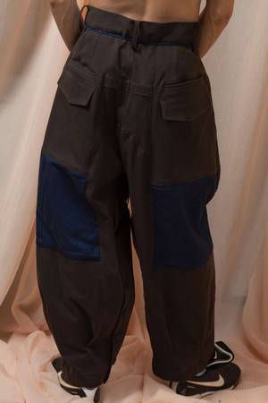 L'equip M86 Trouser - Chocolate Brown Twill L'equip M86 Trouser - Chocolate Brown Twill