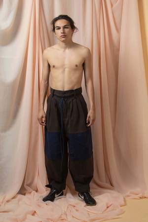 L'equip M86 Trouser - Chocolate Brown Twill L'equip M86 Trouser - Chocolate Brown Twill