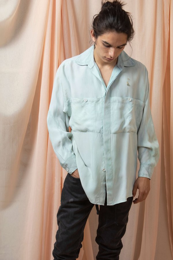 l'equip INES LONGSLEEVE VISCOSE SHIRT - SAGE l'equip INES LONGSLEEVE VISCOSE SHIRT - SAGE
