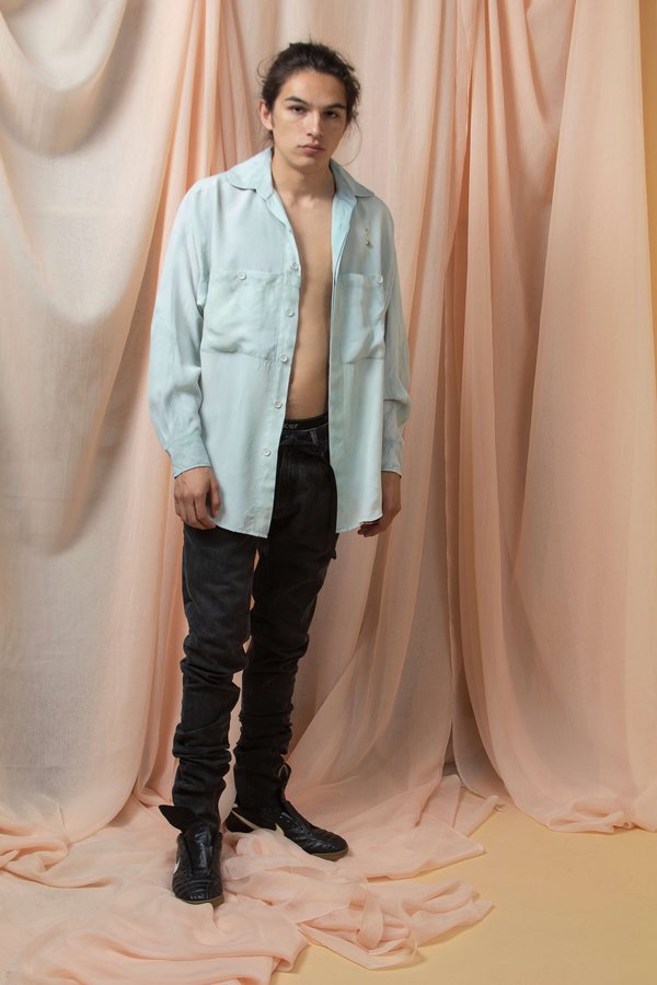 l'equip INES LONGSLEEVE VISCOSE SHIRT - SAGE l'equip INES LONGSLEEVE VISCOSE SHIRT - SAGE