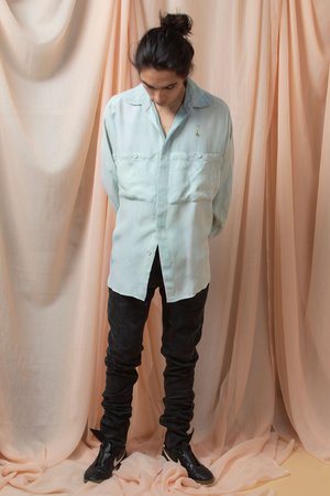 l'equip INES LONGSLEEVE VISCOSE SHIRT - SAGE l'equip INES LONGSLEEVE VISCOSE SHIRT - SAGE