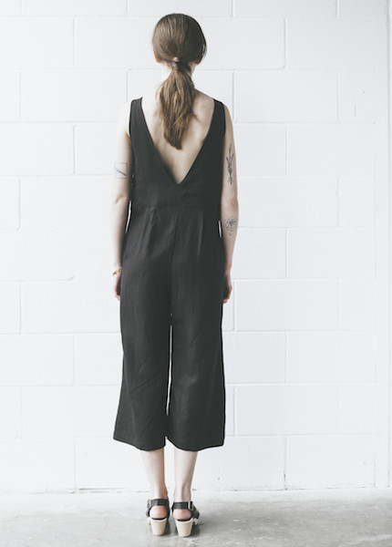First Rite Crop Pantsuit in Black First Rite Crop Pantsuit in Black