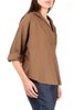 Sibel Saral Venice Shirt - Coffee - Thumbnail 2