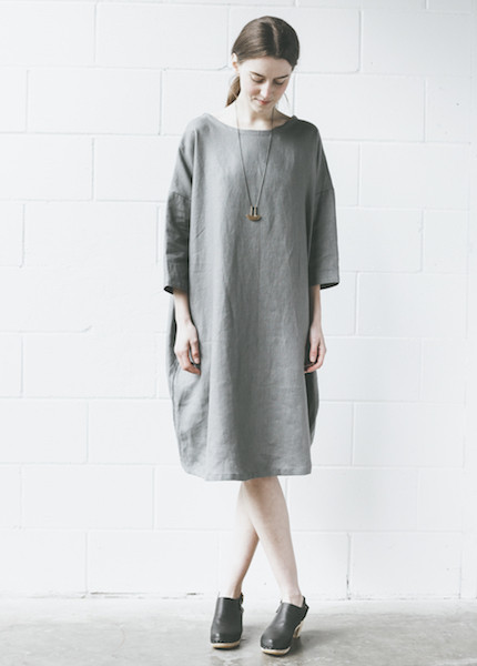 Sunja Link Pullover Dress in Smoke Sunja Link Pullover Dress in Smoke