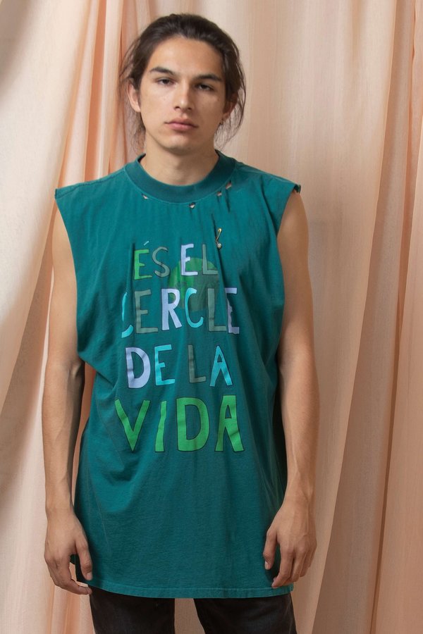 l'equip ES EL CIRCLE SLEEVELESS - TEAL l'equip ES EL CIRCLE SLEEVELESS - TEAL