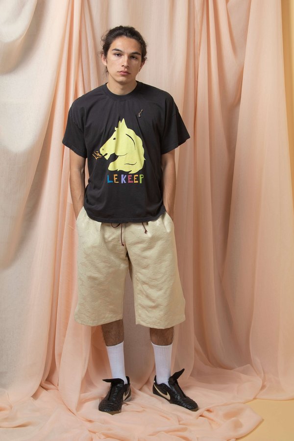 l'equip LE KEEP BOX TEE - CHARCOAL l'equip LE KEEP BOX TEE - CHARCOAL
