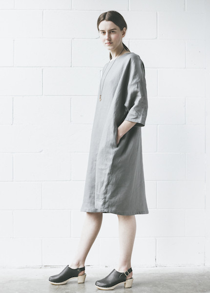 Sunja Link Pullover Dress in Smoke Sunja Link Pullover Dress in Smoke