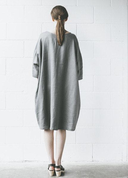 Sunja Link Pullover Dress in Smoke Sunja Link Pullover Dress in Smoke