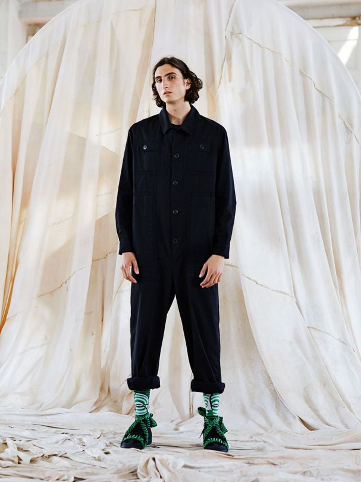 パンツ HENRIK VIBSKOV Coast Jumpsuit Henrik Vibskov Coast Jumpsuit - BLACK | Garmentory