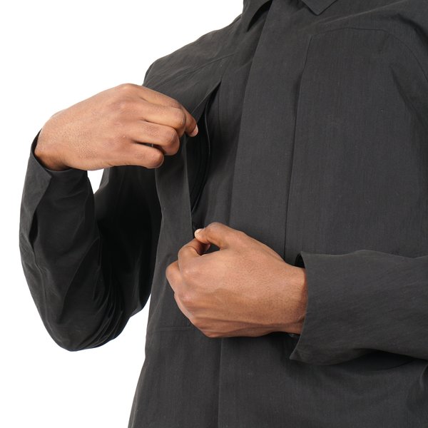 VEILANCE COMPONENT OVERSHIRT - BLACK | Garmentory