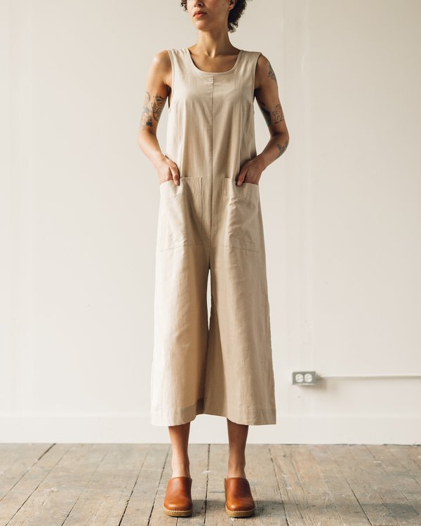 Ilana Kohn Milo Jumpsuit - Oat | Garmentory