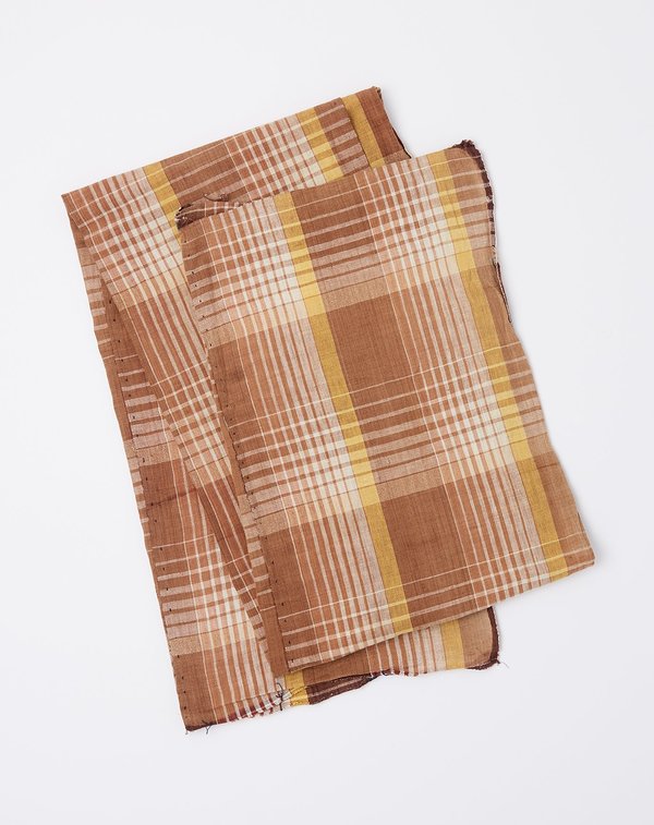 Vintage Oversized Scarf - Clay Madras Vintage Oversized Scarf - Clay Madras