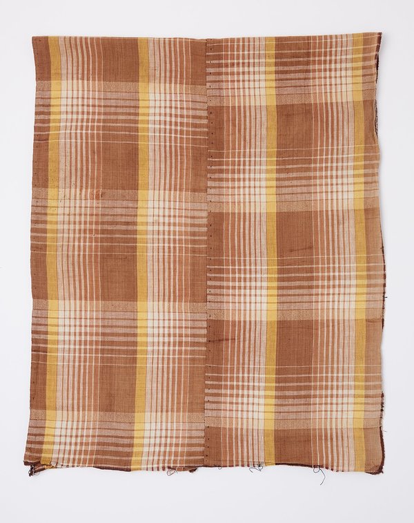 Vintage Oversized Scarf - Clay Madras Vintage Oversized Scarf - Clay Madras