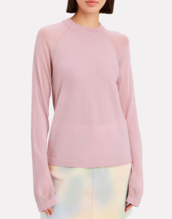 RtA TELLER LONG SLEEVE SWEATER - PINK PEARL RtA TELLER LONG SLEEVE SWEATER - PINK PEARL
