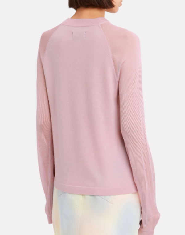 RtA TELLER LONG SLEEVE SWEATER - PINK PEARL RtA TELLER LONG SLEEVE SWEATER - PINK PEARL