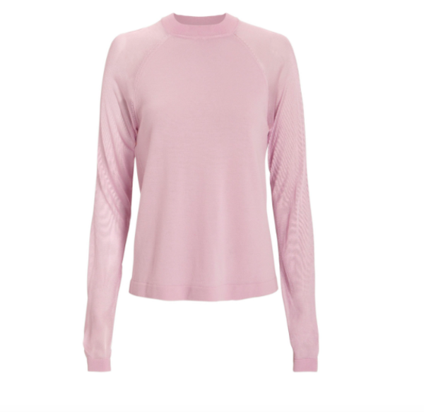 RtA TELLER LONG SLEEVE SWEATER - PINK PEARL RtA TELLER LONG SLEEVE SWEATER - PINK PEARL