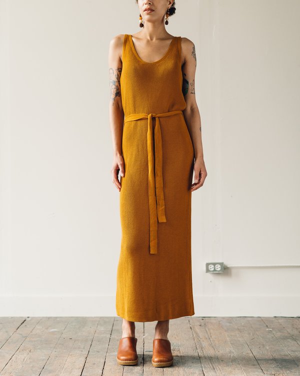 Kowtow Knit Tank Dress - Amber | Garmentory