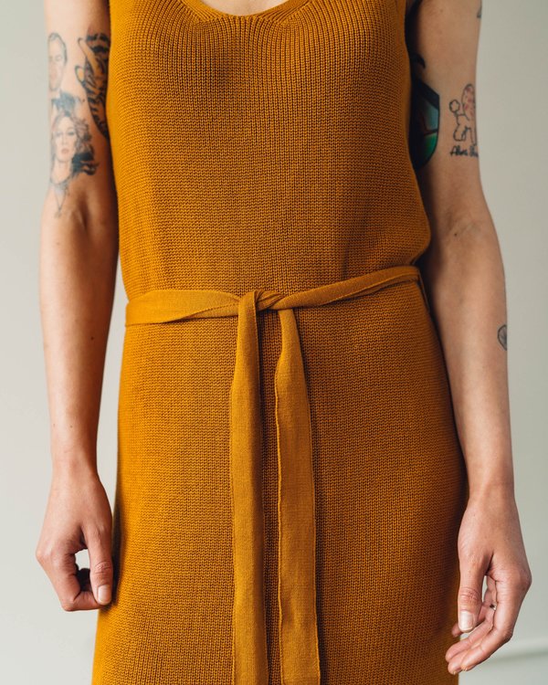 Kowtow Knit Tank Dress - Amber