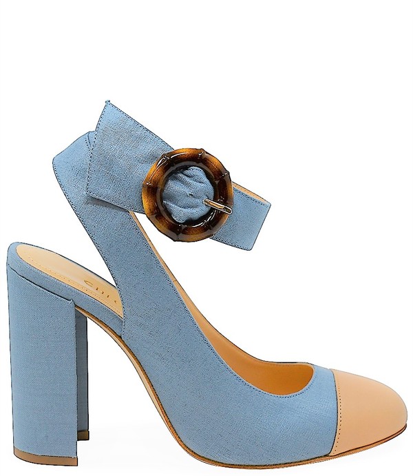 Chloe Gosselin Denim Almond Toe Ellen Slingback Chloe Gosselin Denim Almond Toe Ellen Slingback