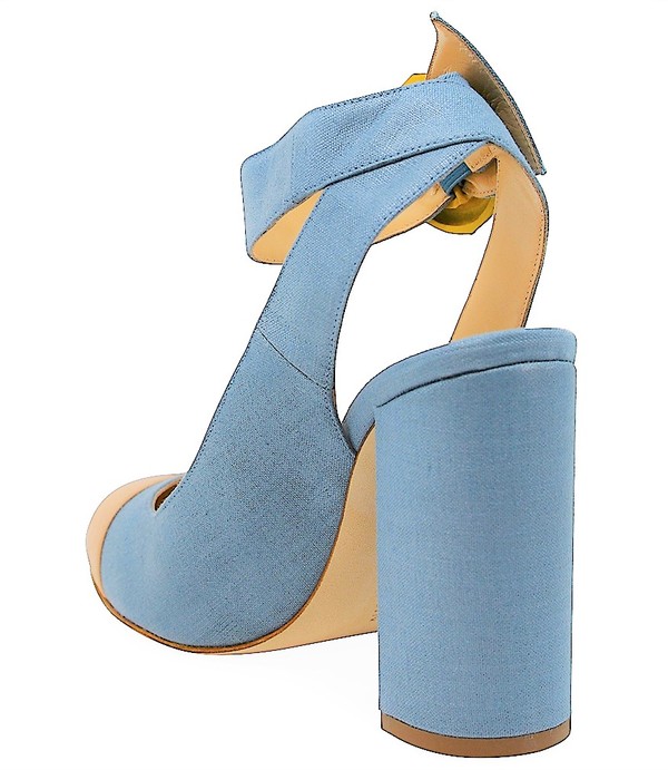 Chloe Gosselin Denim Almond Toe Ellen Slingback Chloe Gosselin Denim Almond Toe Ellen Slingback