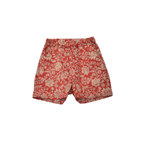 unisex kids East End Highlanders Resort Short - Red Floral unisex kids East End Highlanders Resort Short - Red Floral