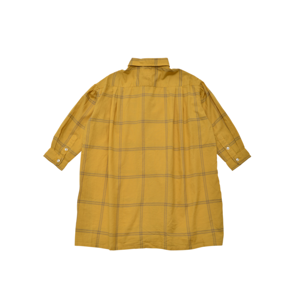 unisex kids East End Highlanders Waft Long Shirt - Yellow/Grey Plaid unisex kids East End Highlanders Waft Long Shirt - Yellow/Grey Plaid