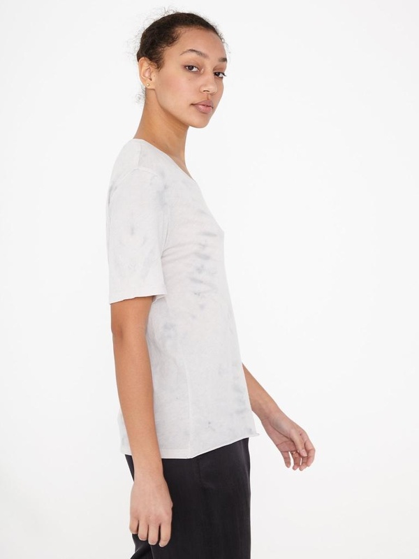 【Raquel Allegra】ロンハーマン ボーイ ティー 落書き Tシャツ ボーイ ティー（ホワイト/ブラック）｜Raquel Allegra(ラクエル