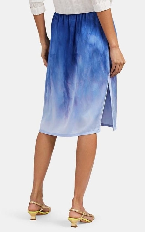Raquel Allegra SLIP SKIRT - Blue Raquel Allegra SLIP SKIRT - Blue
