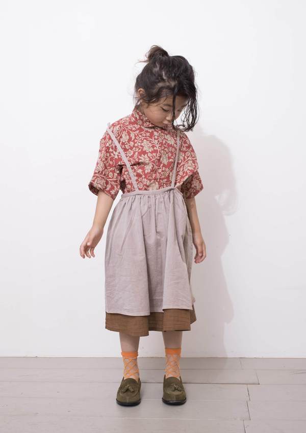 unisex kids East End Highlanders Loosely Aloha Shirt - Red Floral unisex kids East End Highlanders Loosely Aloha Shirt - Red Floral