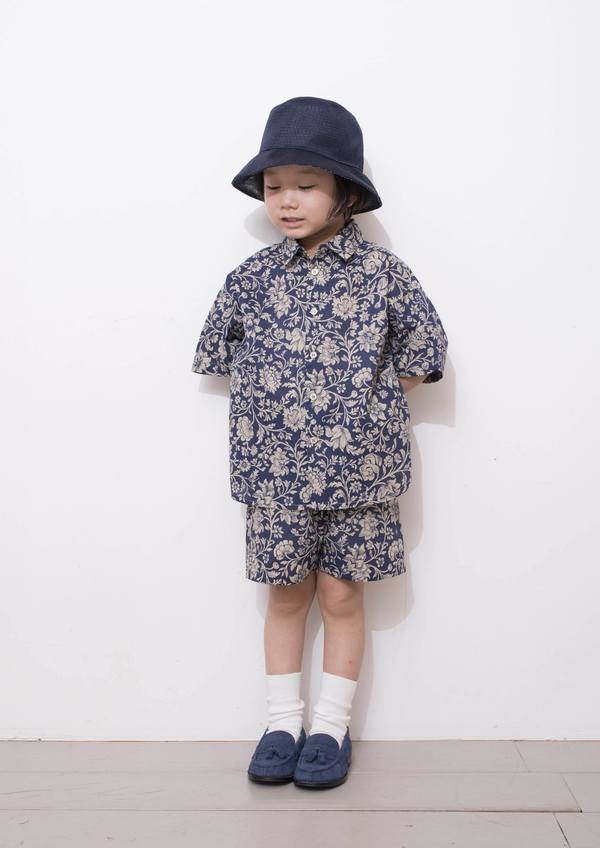 unisex kids East End Highlanders Resort Short - Navy Floral unisex kids East End Highlanders Resort Short - Navy Floral
