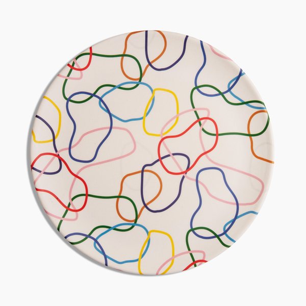 Poketo Bamboo Dinner Plates (Set of 4) - Outline Poketo Bamboo Dinner Plates (Set of 4) - Outline