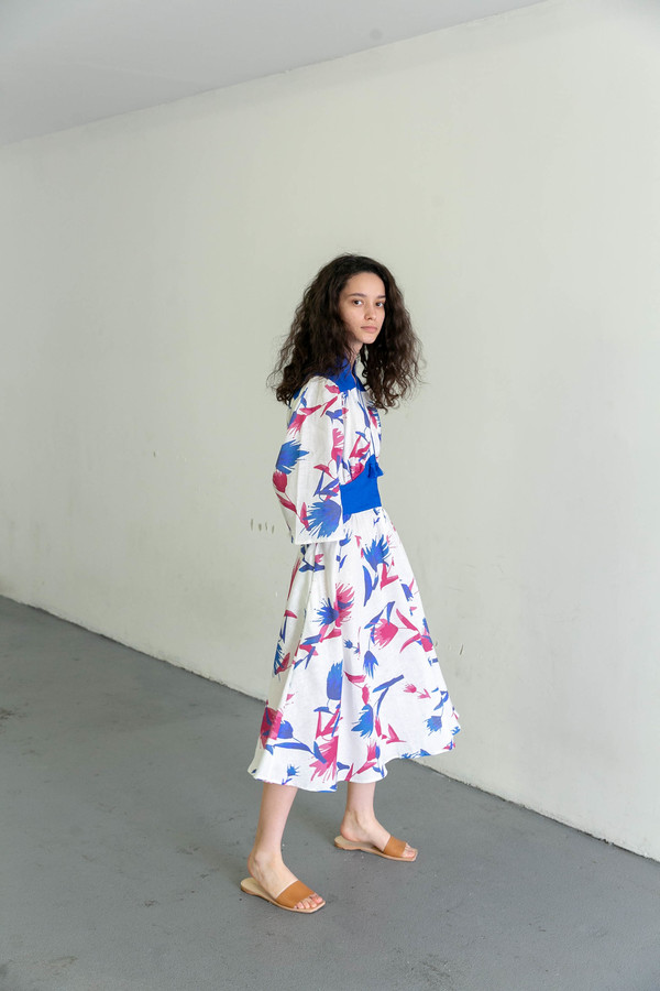 MARCH 11 ALEX MIDI DRESS - WHITE MARCH 11 ALEX MIDI DRESS - WHITE
