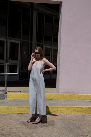 Ali Golden Grid Jumpsuit Ali Golden Grid Jumpsuit