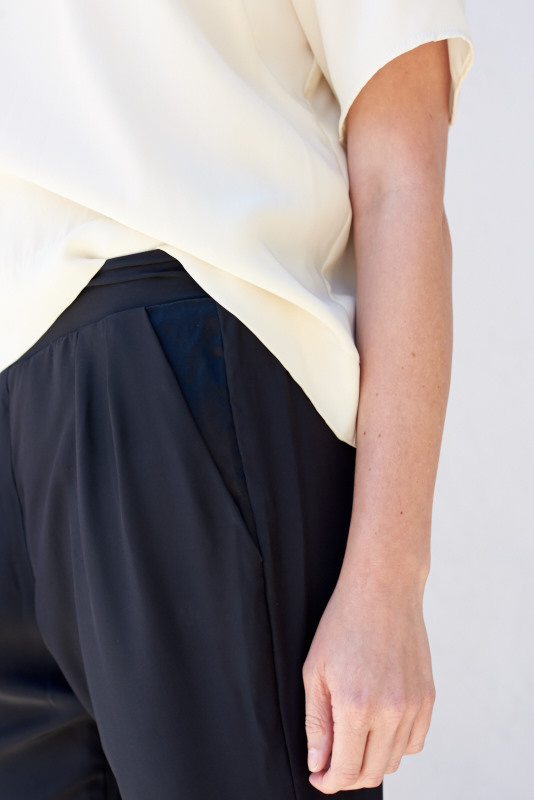 Kamperett Sunday Relaxed Silk Pant Kamperett Sunday Relaxed Silk Pant